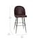 Flash Furniture 2PK 30" Brown LeatherSoft Armless Barstool AY-1026H-30-BR-GG - alternate 6